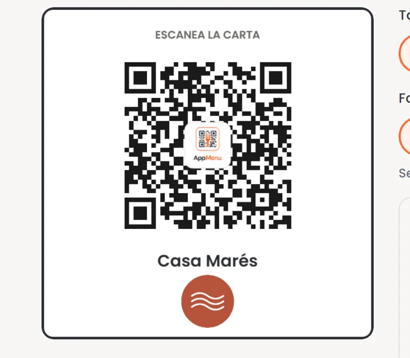 QR e impresión en el panel