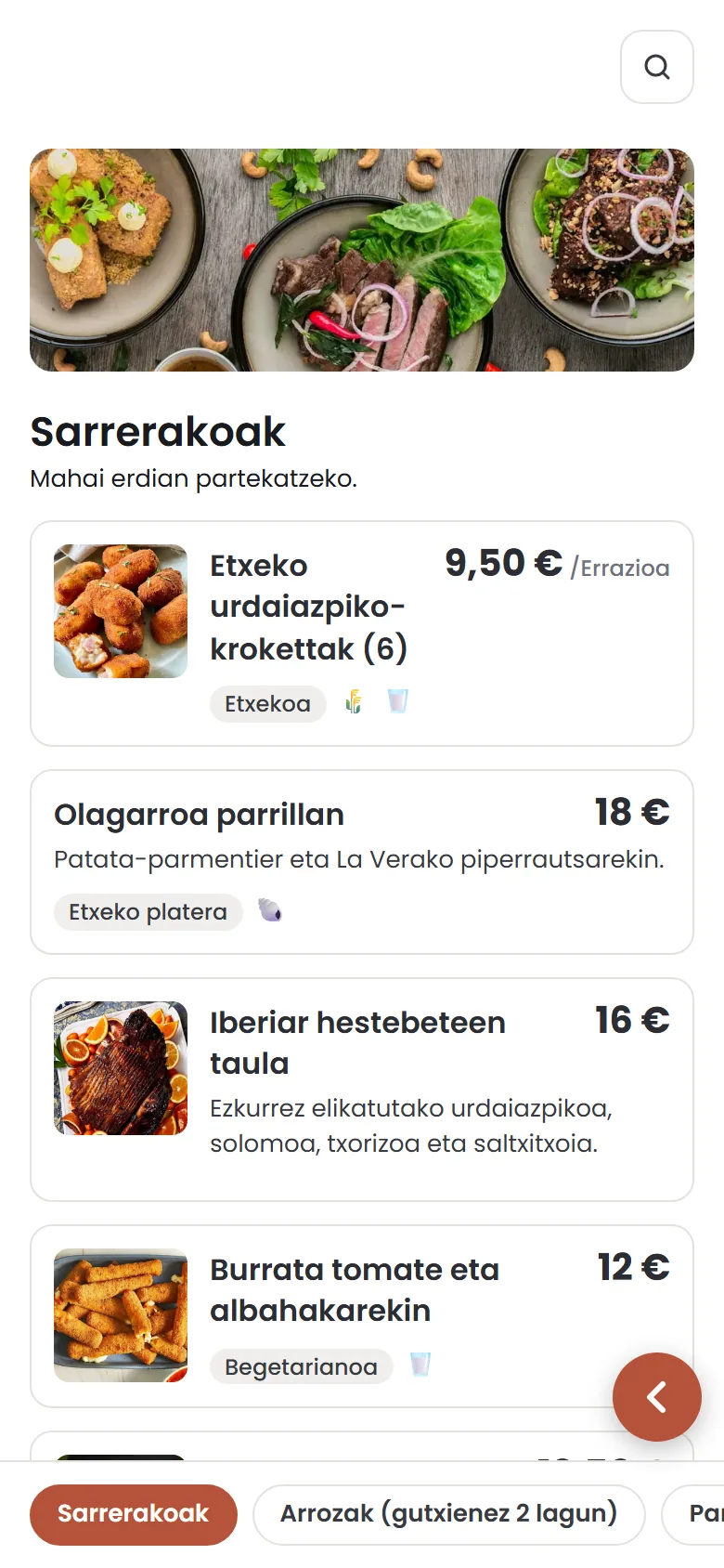 Carta en euskera