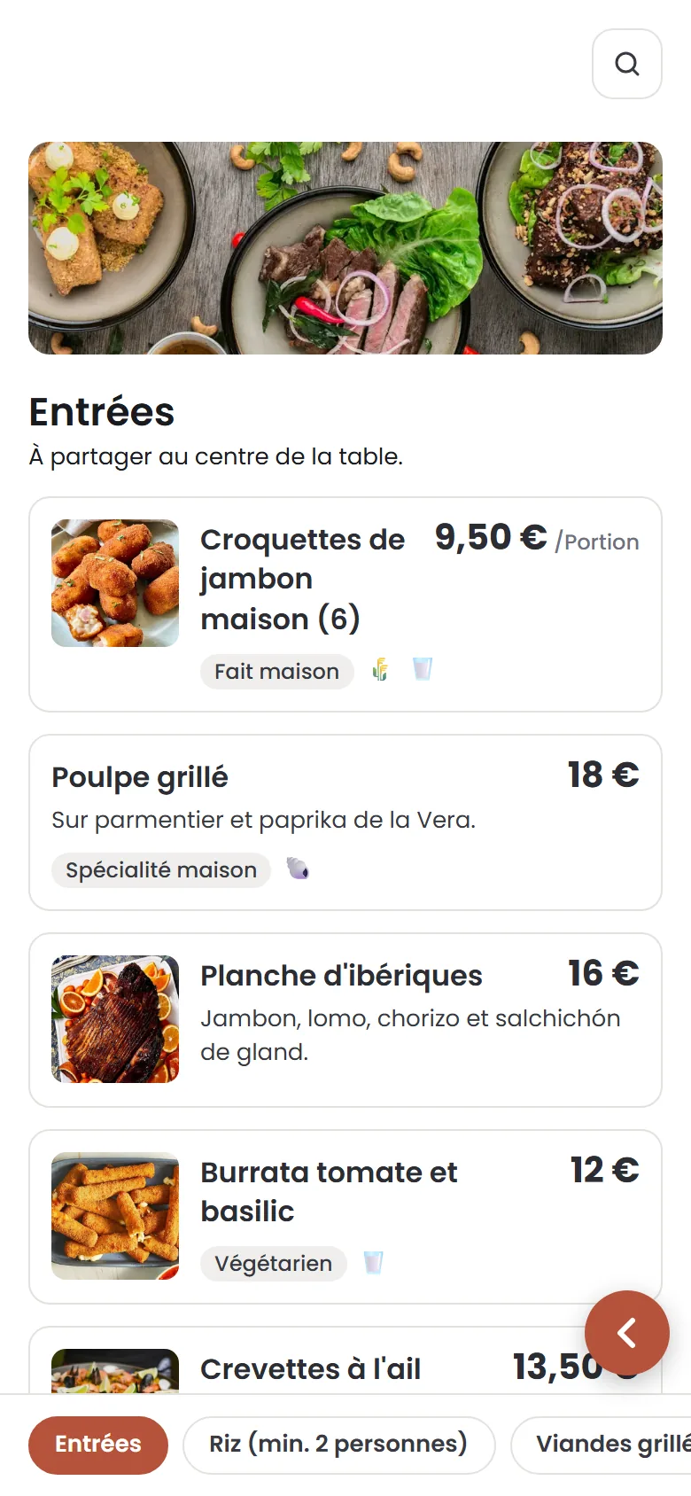 Carta en francés